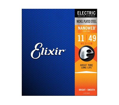 ELIXIR 12102 NANOWEB MEDIUM 11-49 Σετ Χορδές Ηλεκτρικής Κιθάρας