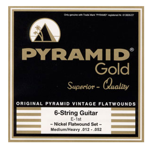 PYRAMID GOLD 12-52 Flat Wound Σετ Χορδές Ηλεκτρικής Κιθάρας