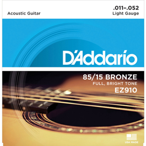 DADDARIO EZ910 LIGHT 11-52 Σετ Χορδές Ακουστικής Κιθάρας