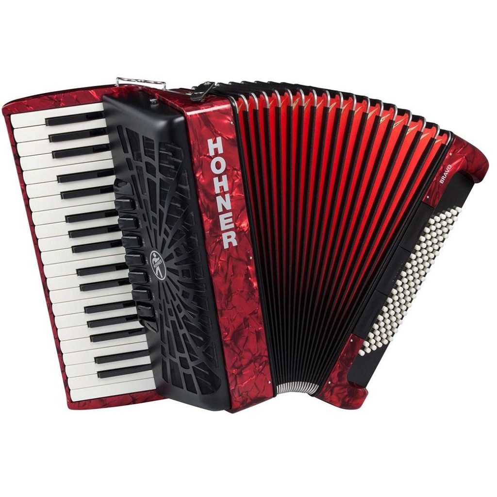 HOHNER BRAVO III 72' Ακορντεόν Κόκκινο HOHNER BRAVO III 72' Ακορντεόν Κόκκινο