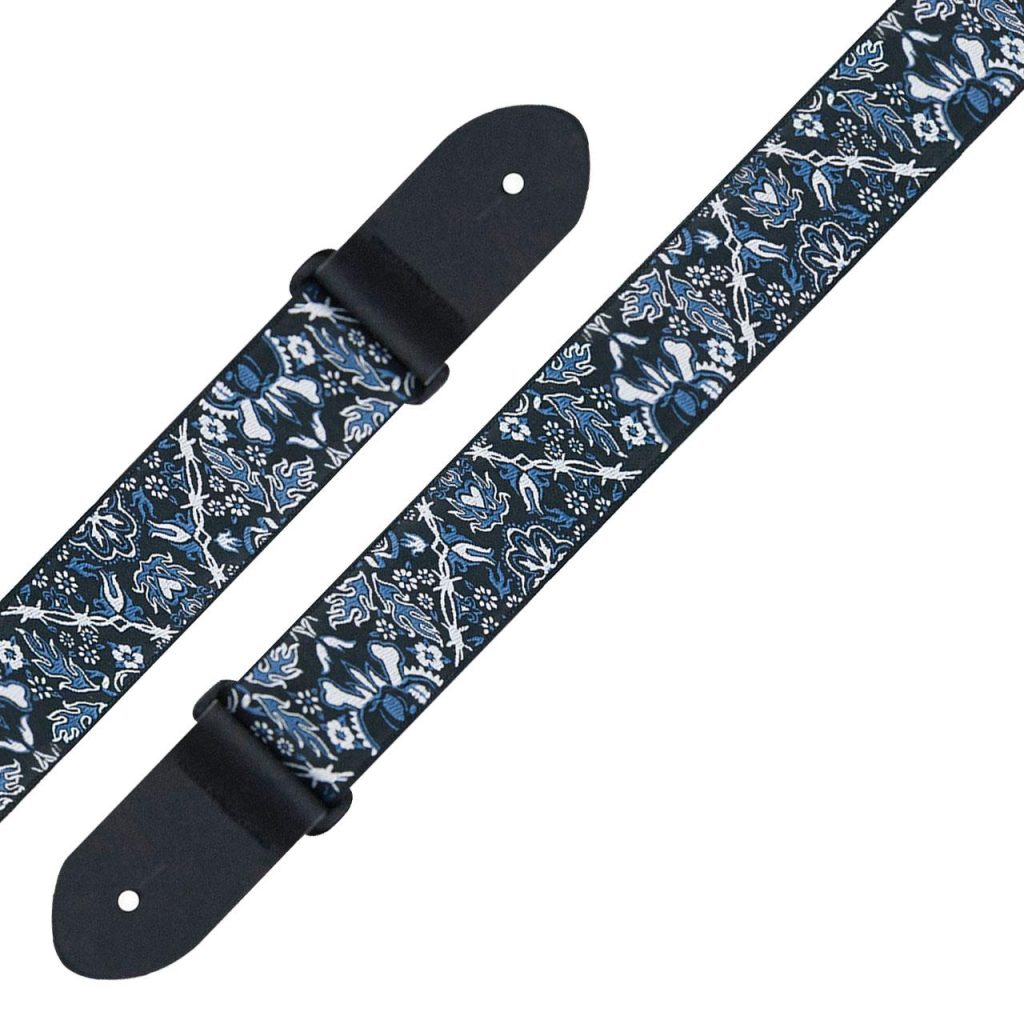 PERRIS 6536 Blue Bandana Ζώνη Κιθάρας Μπλε