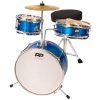 PP Percussion PP-101BL Mini Drum Set Blue