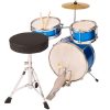 PP Percussion PP-101BL Mini Drum Set Blue