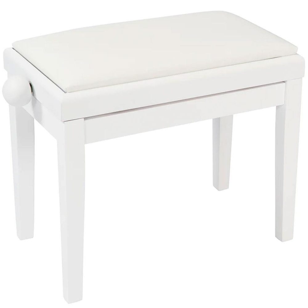 KINSMAN KPB-03WH Κάθισμα Πιάνου Άσπρο Ματ