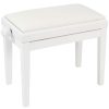 KINSMAN KPB-03WH Κάθισμα Πιάνου Άσπρο Ματ KINSMAN KPB-03WH Κάθισμα Πιάνου Άσπρο Ματ