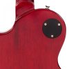 VINTAGE V100TWR Flame Wine Red Electric Guitar