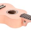 CASCHA HH-3968 Soprano Ukulele - Σοπράνο Γιουκαλίλι Ροζ με θήκη