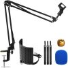 MOUKEY MK-0156 Βάση Μικροφώνου Γερανός με Pop Filter Μικροφώνου