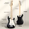 DONNER DSJ-100BK Electric Guitar Set 3/4 Size DONNER DSJ-100BK Electric Guitar Set 3/4 Size