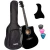 CASCHA CGA-100BK Acoustic Guitar Black