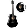 CASCHA CGA-100BK Acoustic Guitar Black