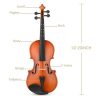 EASTAR EB-0210 Violin Set 1/4 Size