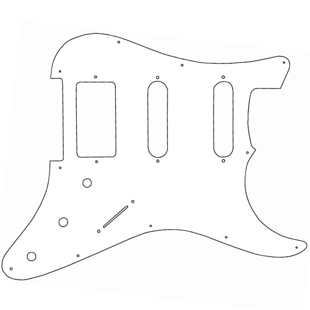 GUITARTECH GT-836 Pick Guard Ηλεκτρικής Κιθάρας τύπου Strat