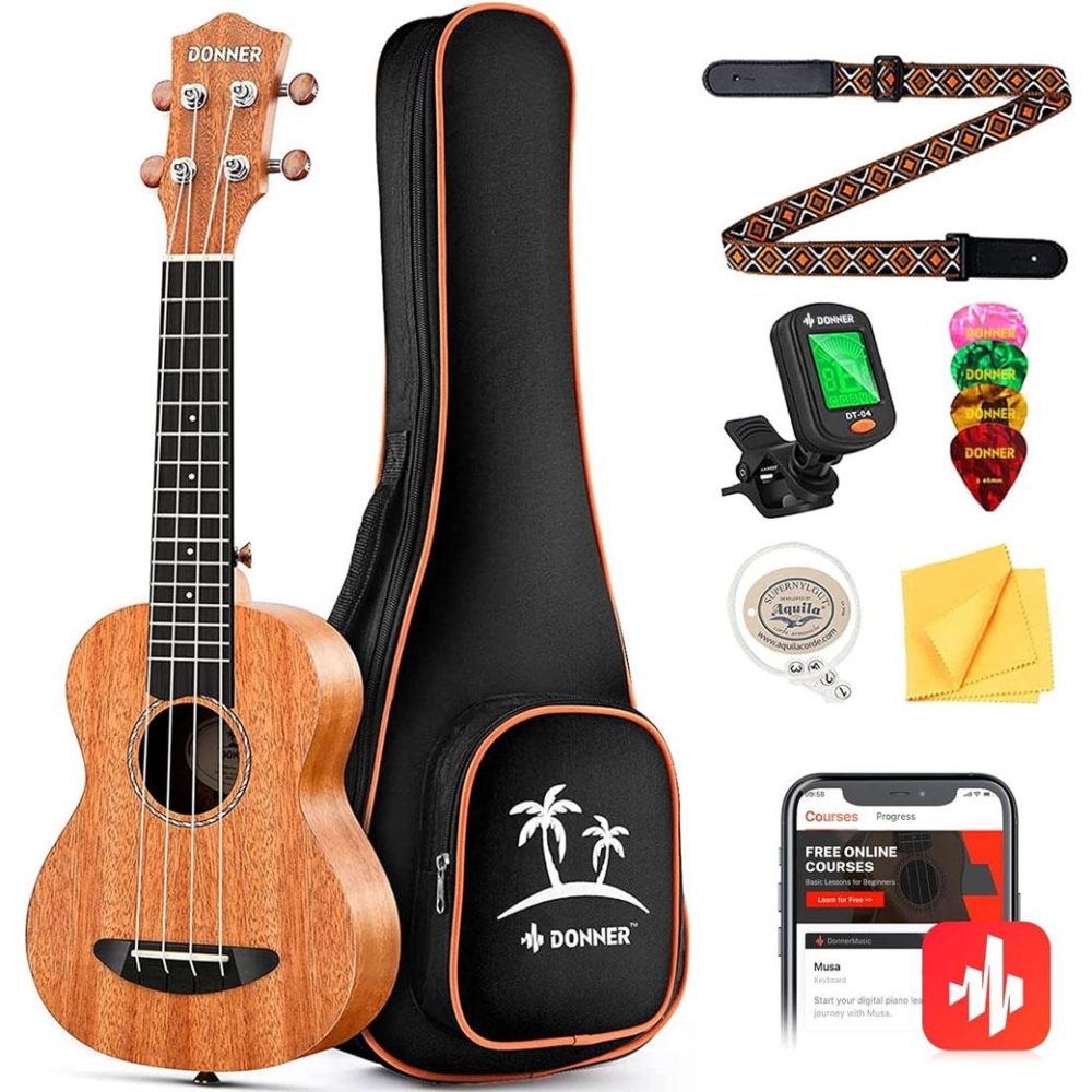 DONNER EC-970 Tenor Ukulele Set - Γιουκαλίλι Σετ DONNER EC-970 Tenor Ukulele Set - Γιουκαλίλι Σετ