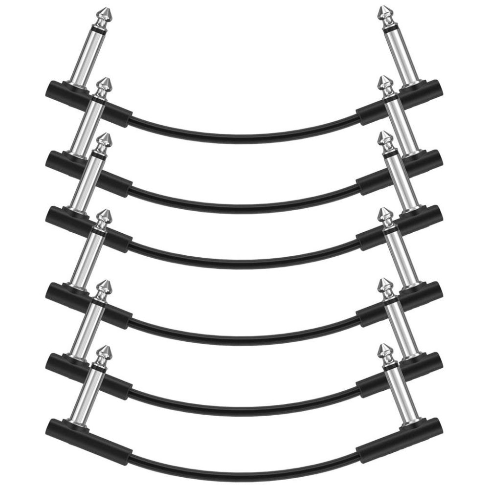 DONNER EC-1125 Σετ 6τεμ. καλώδιο 0,15m για πετάλια