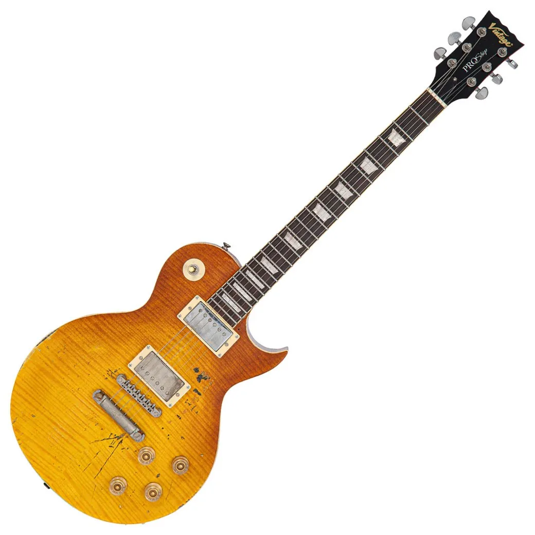VINTAGE ProShop Custom Build V100PU Kossoff 59' Dirty Lemon Ηλεκτρική Κιθάρα VINTAGE ProShop Custom Build V100PU Kossoff 59' Dirty Lemon Ηλεκτρική Κιθάρα