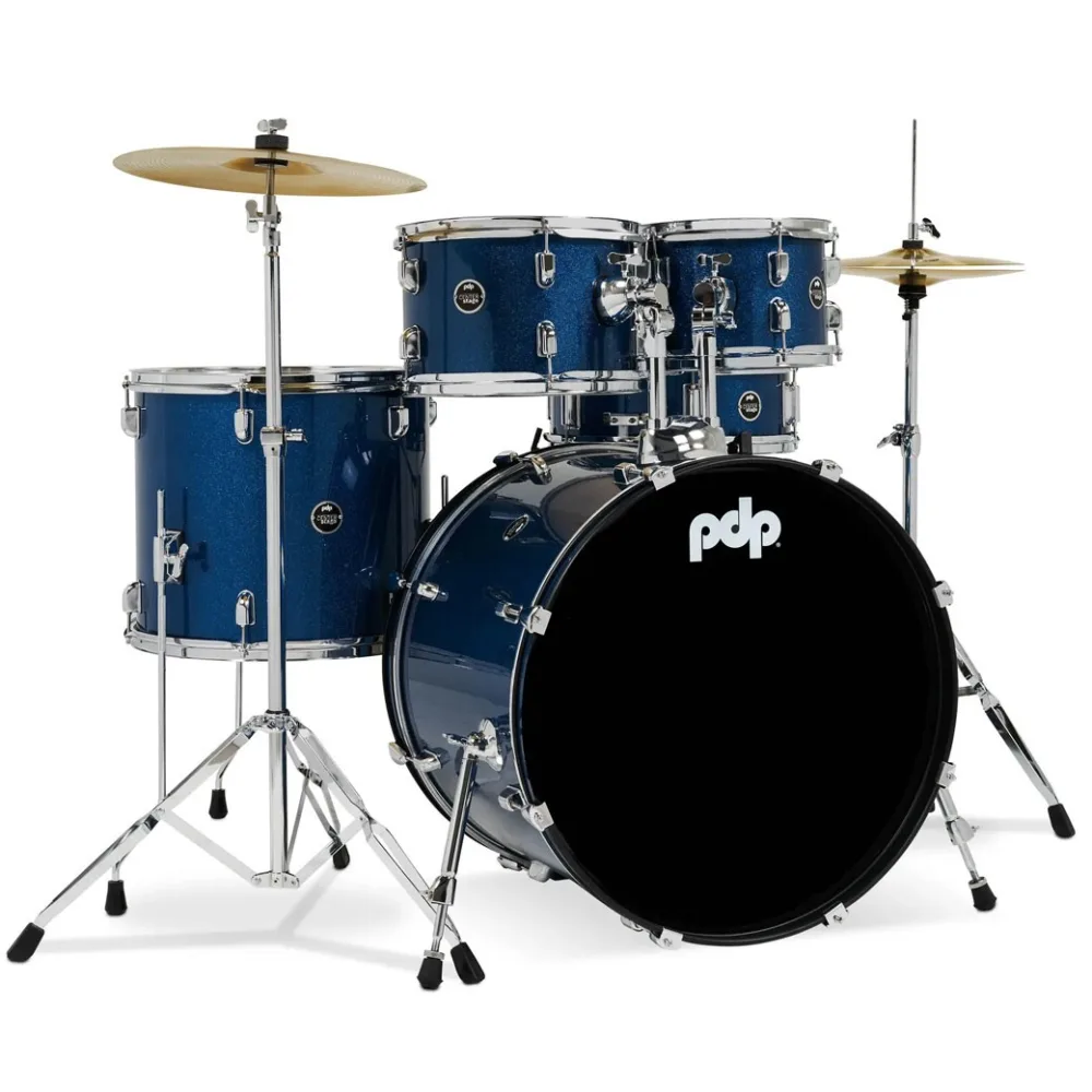 PDP PDCE2215KTRB Center Stage Σετ Ντραμς με Πιατίνια και Βάσεις