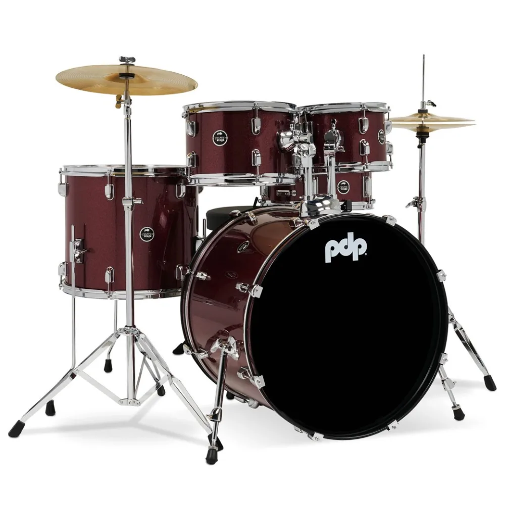 PDP PDCE2215KTRR Center Stage Σετ Ντραμς με Πιατίνια και Βάσεις