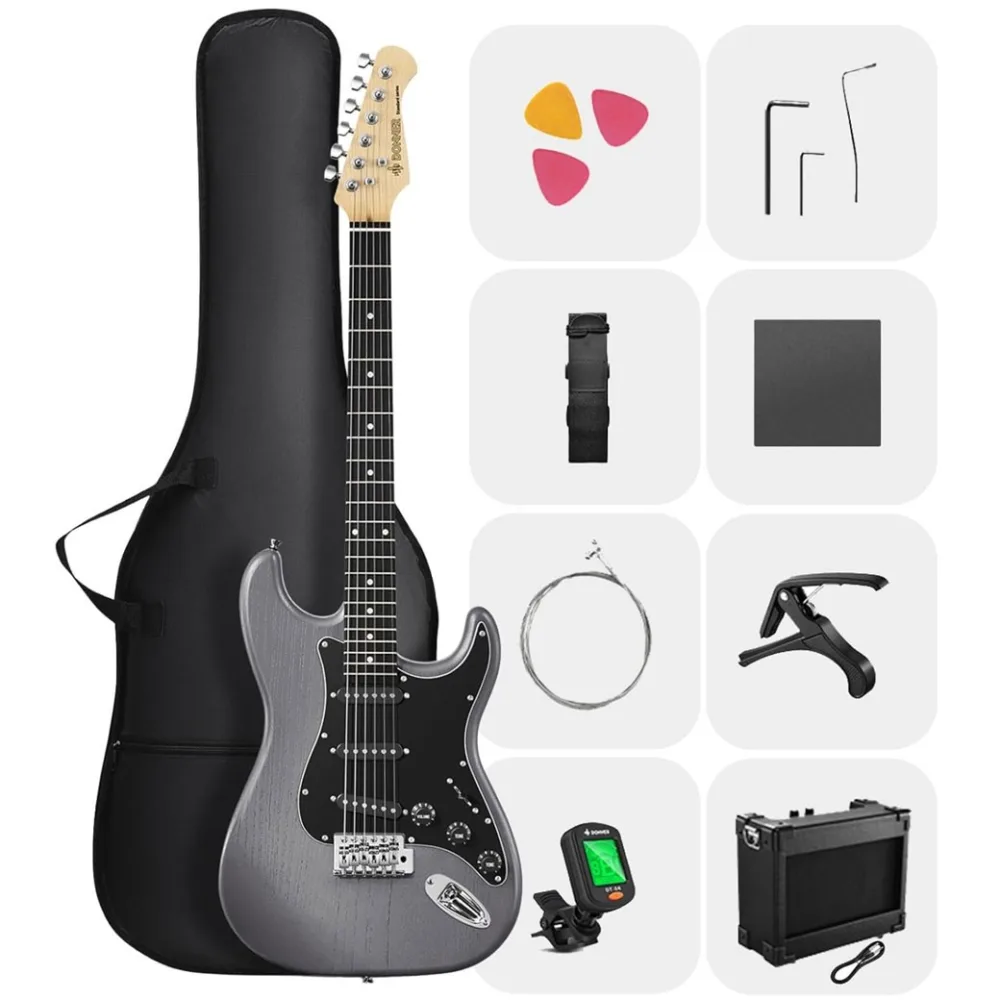 DONNER EC-6961 Σετ Ηλεκτρική Κιθάρα με θήκη και ενισχυτή