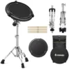 DONNER EC-6678 Practice Pad - Επιφάνεια εξάσκησης Σετ με βάση, θήκη, μπακέτες και αξεσουάρ DONNER EC-6678 Practice Pad - Επιφάνεια εξάσκησης Σετ με βάση, θήκη, μπακέτες και αξεσουάρ