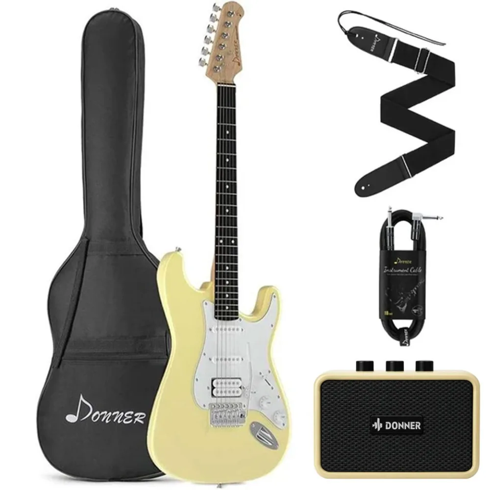 DONNER EC-9991 Σετ Ηλεκτρική Κιθάρα με θήκη και ενισχυτή