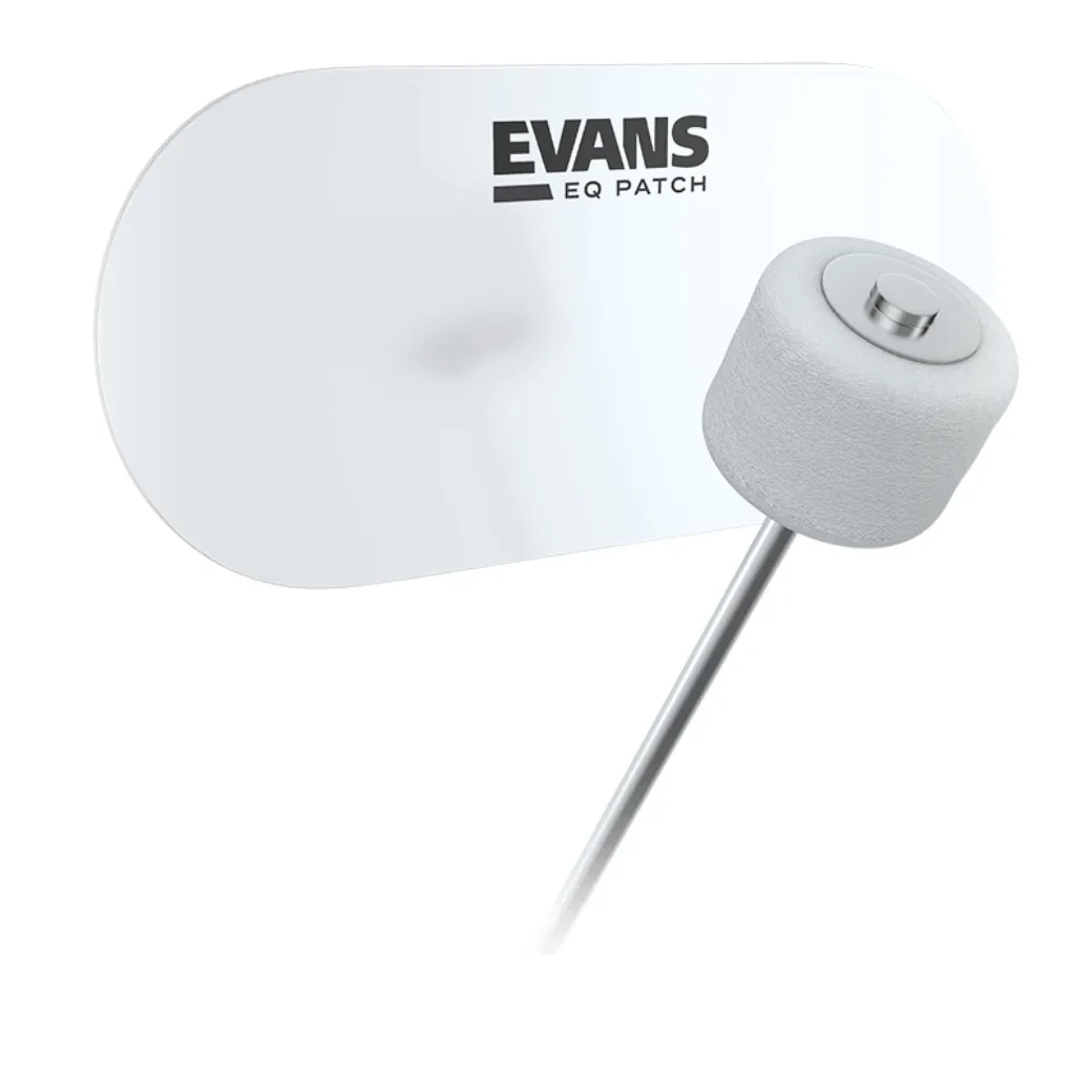 EVANS EQPC2 Clear Plastic Bass Drum Double Patch 2pcs.