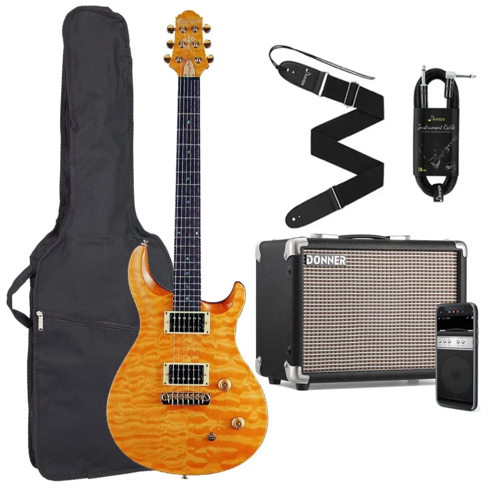 CRAFTER CONVOY ST DX/YL Σετ Ηλεκτρική Κιθάρα με θήκη και ενισχυτή