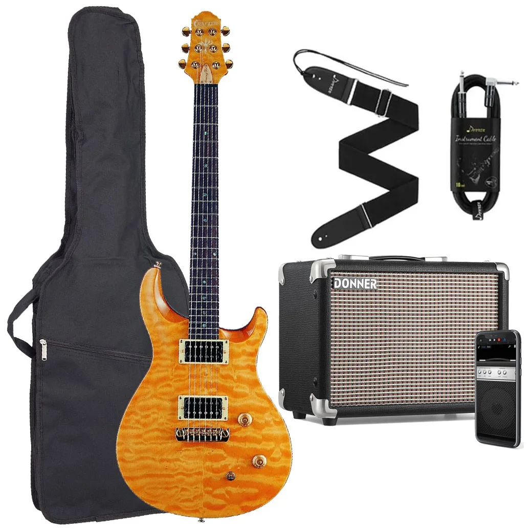 CRAFTER CONVOY ST DX/YL Σετ Ηλεκτρική Κιθάρα με θήκη και ενισχυτή
