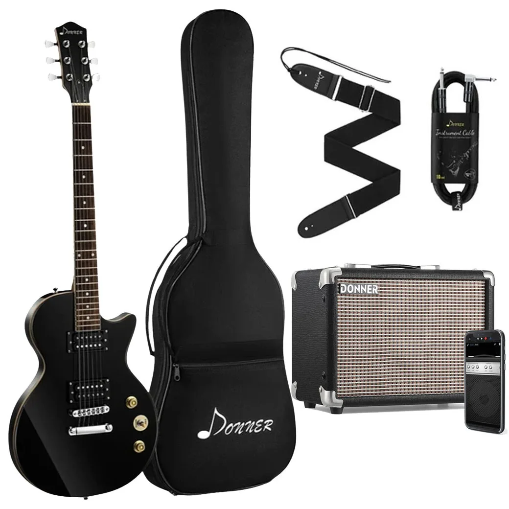 DONNER ECS-12772 Σετ Ηλεκτρική Κιθάρα με θήκη και ενισχυτή
