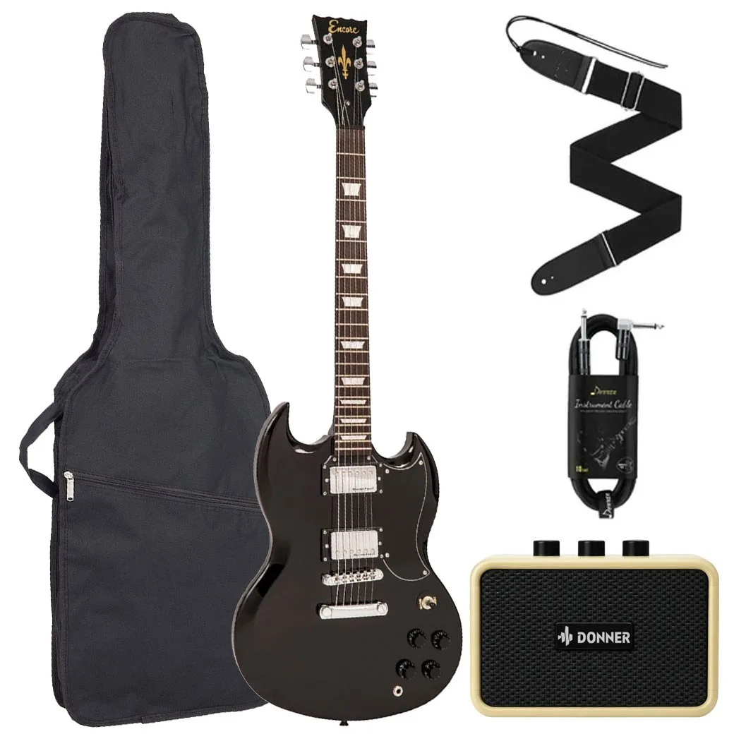 ENCORE EΜ-E691ΒLK Σετ Ηλεκτρική Κιθάρα με θήκη και ενισχυτή
