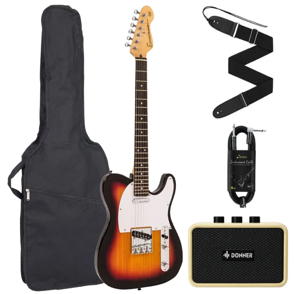 ENCORE EΜ-E21SB Σετ Ηλεκτρική Κιθάρα με θήκη και ενισχυτή