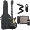 HARLEY BENTON SC-402SBK Σετ Ηλεκτρική Κιθάρα με θήκη και ενισχυτή