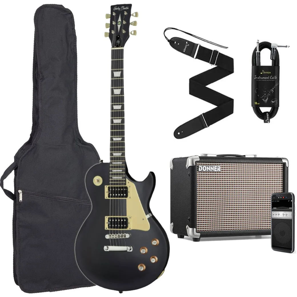 HARLEY BENTON SC-402SBK Electric Guitar Set