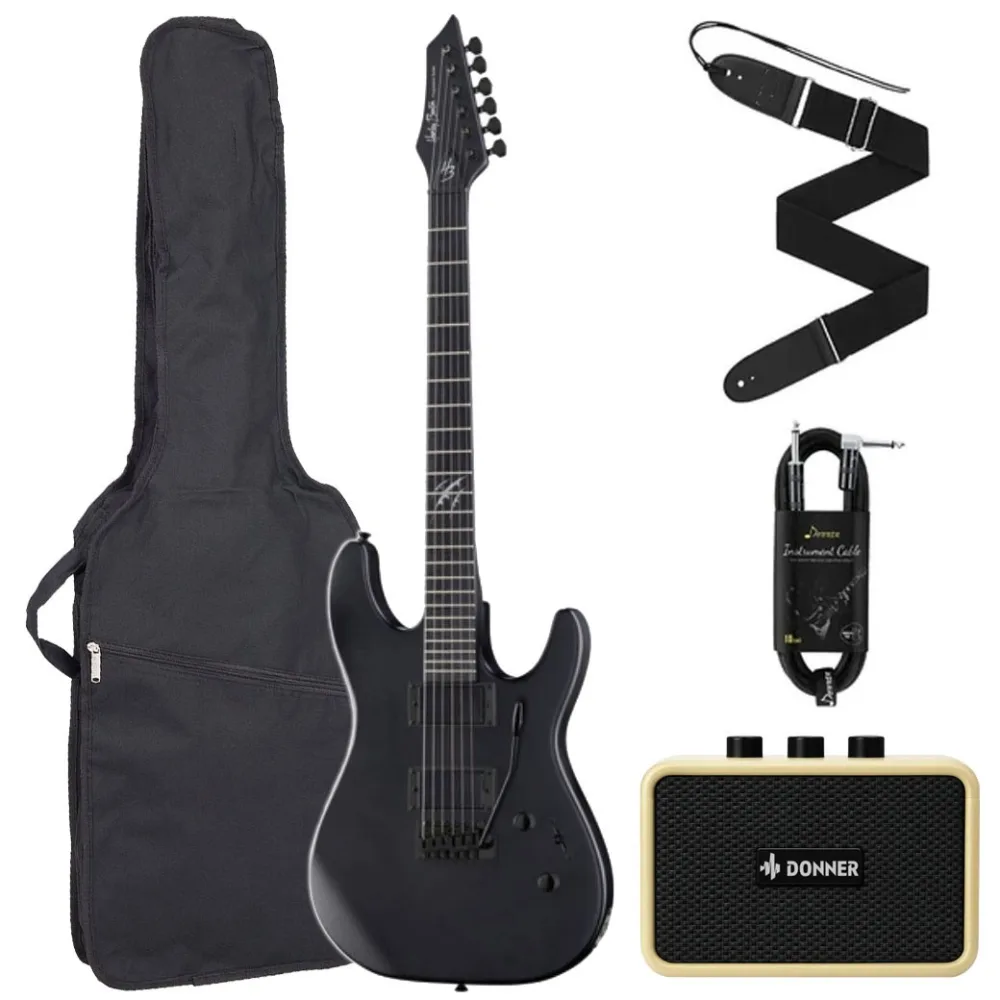 HARLEY BENTON HWM-251BKS Electric Guitar Set