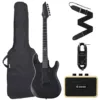 HARLEY BENTON HWM-251BKS Electric Guitar Set