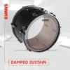 EVANS TT10EC2S Clear 10' Μεμβράνη για Τομ