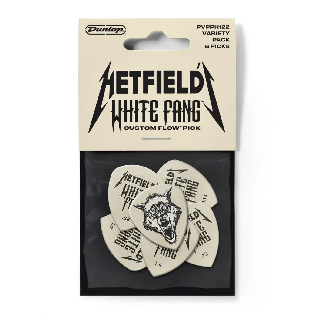 DUNLOP PVPPH122 James Hetfield’s White Fang Custom Flow Συλλεκτικές Πέννες