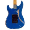 VINTAGE V6PU0012 ProShop Unique Electric Guitar - Distressed Metallic Blue Ηλεκτρική Κιθάρα