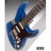 VINTAGE V6PU0012 ProShop Unique Electric Guitar - Distressed Metallic Blue Ηλεκτρική Κιθάρα