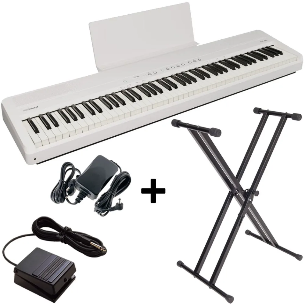 ROLAND FP-40WH Ηλεκτρικό Πιάνο με ΔΩΡΟ Βάση και Πεντάλ